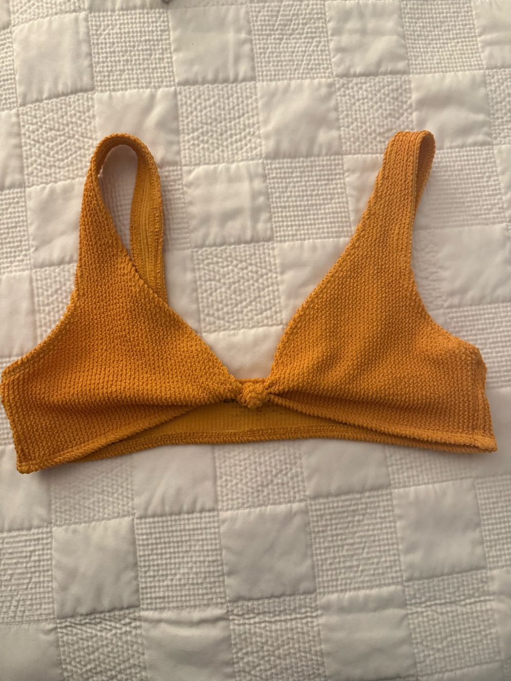 Skatie yellow crinkle - penny top